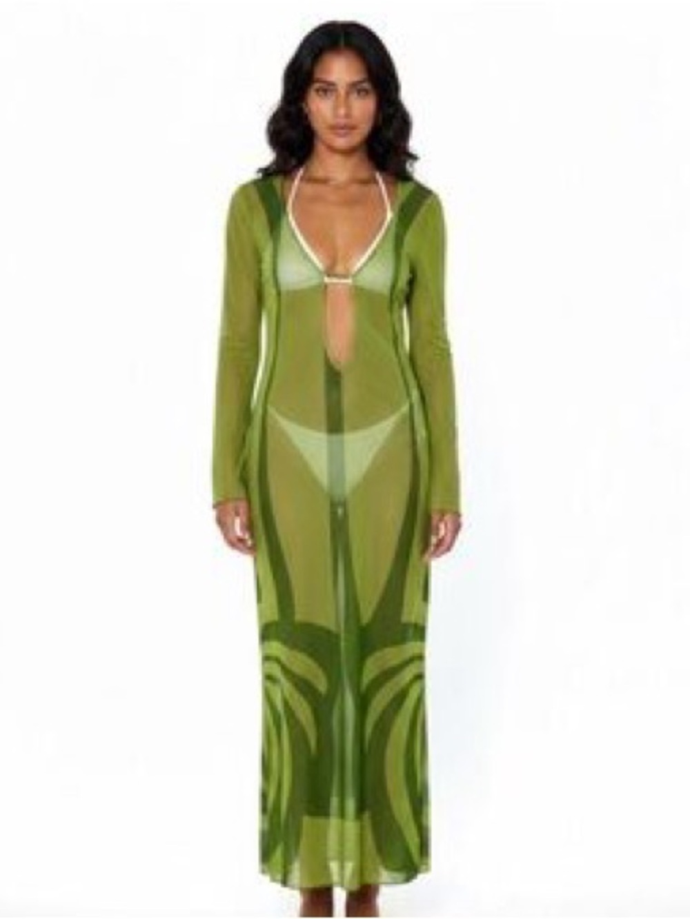 NWT Caroline Constas Coverup Maxi Dress